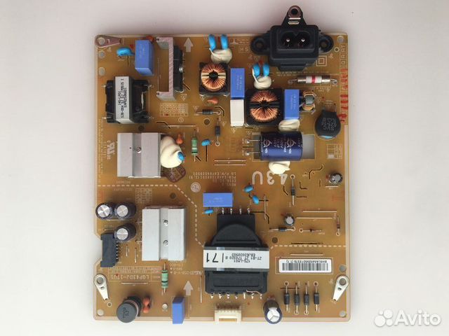 Плата блок питания EAX67209001 (1.5) LG 43UJ634V