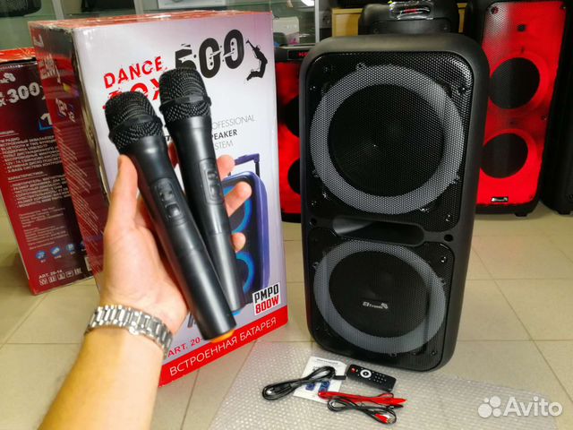 Портативная колонка Eltronic dance BOX 2 мик-на