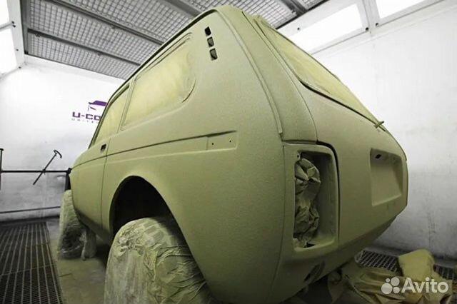 Окраска авто раптором
