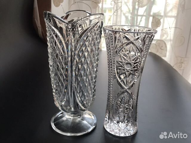 Вазочка стекло хрусталь СССР