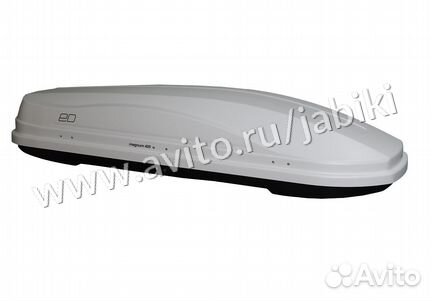 Бокс багажный ED Магнум 420 белый карбон