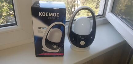 Аккумуляторный фонарь космос premium 8W LED