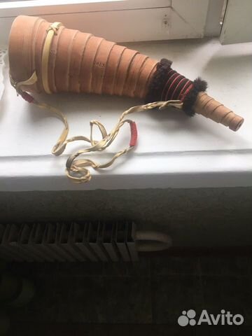 Охотничий рог из бересты