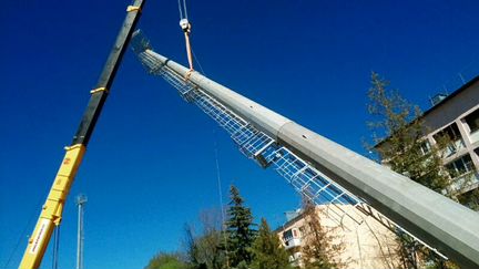 Монтаж высокомачтовых опор