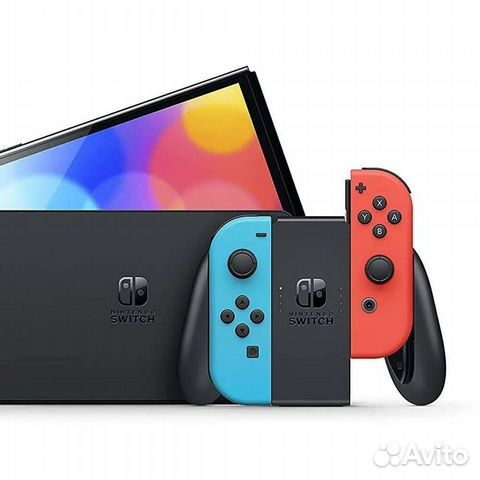 Игровая приставка Nintendo Switch oled 64 гб Neon