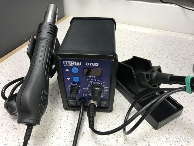 Паяльная станция element 878D 97658 купить в Сочи | Товары для дома и ...