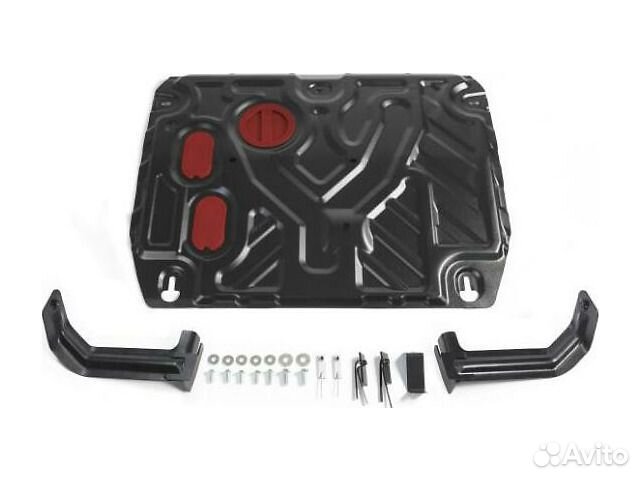 Защита двигателя металлическая (с лючком) Creta