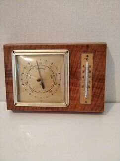 Метеостанция, старинный немецкий барометр