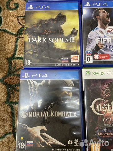 Диски на xbox 360 и ps4 лицензия