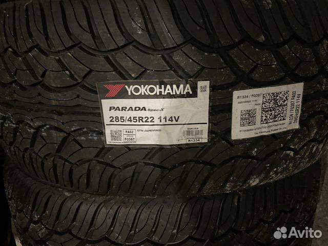Yokohama Parada Spec-X 285/45 R22 114V