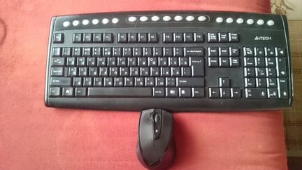 Продам комплект клавиатуру и мышь фирмы A4tech,пот