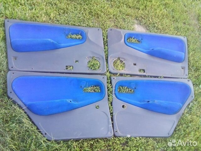 Обивки на ваз 2114 синие вставки