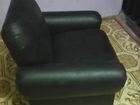 Кресло (чёрное) кожа объявление продам
