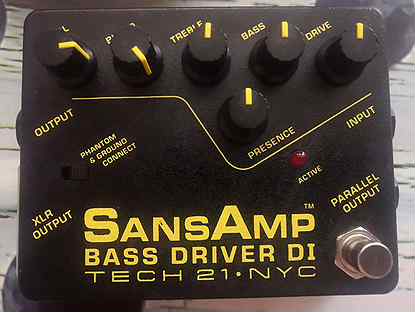 Tech 21 Sansamp bass driver di v1