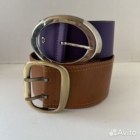 Два широких ремня женских