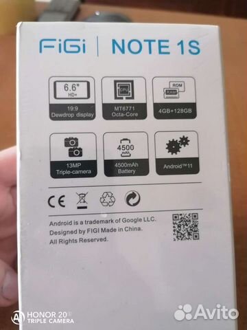 Figi note 1S 4/128 новый