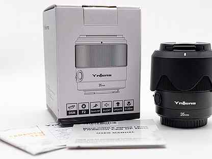 Объектив YongNuo YnLens 35mm F2.0 для камер Sony E