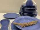Набор столовой посуды «Синева» новый фарфоровый