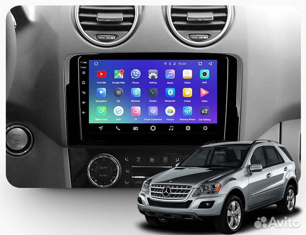 Mersedes Benz GL/ML 2Din Магнитола Новая