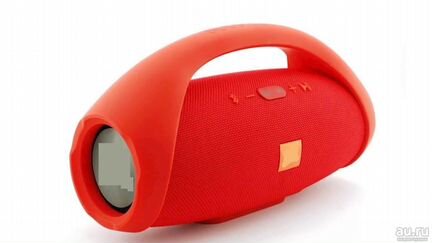 Портативная колонка bluetooth boombox красная