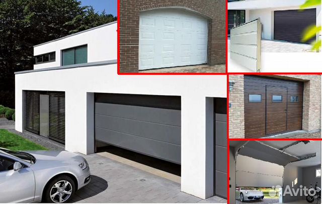 Теплые секционные ворота для гаража