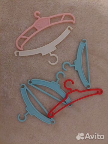 Вешалки винтажные для кукол 6 штук