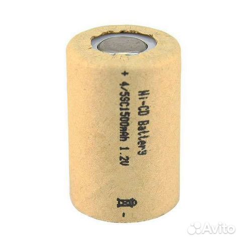 Аккумулятор 4/5SC (Ni-Cd, 1500mAh, 1.2V)