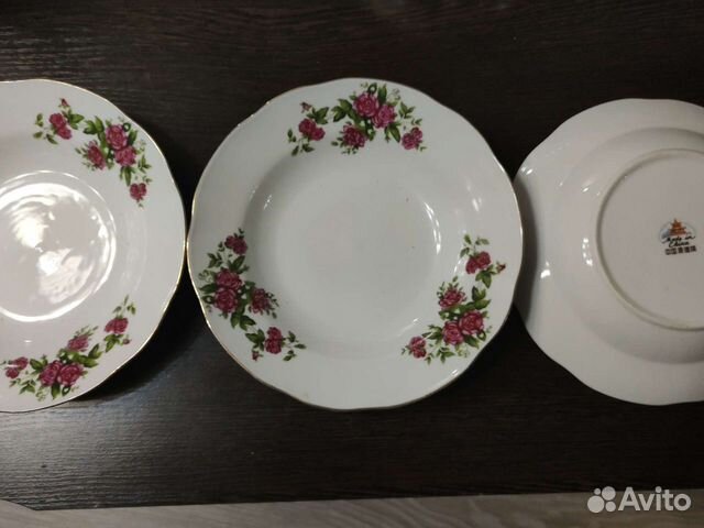 Тарелки фарфор винтаж СССР