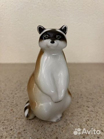 Статуэтка «Енот стоящий» лфз, СССР