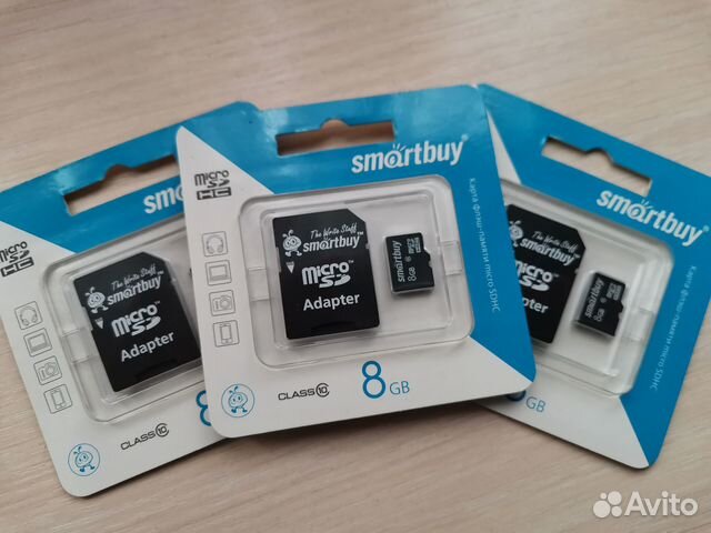 Карта памяти microsdhc 8GB Smart Buy Class10+адапт