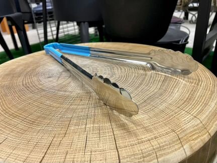 Щипцы для мяса-гриль (прорезиненная ручка)