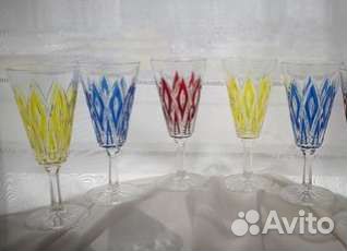 Хрустальные рюмки на ножке СССР