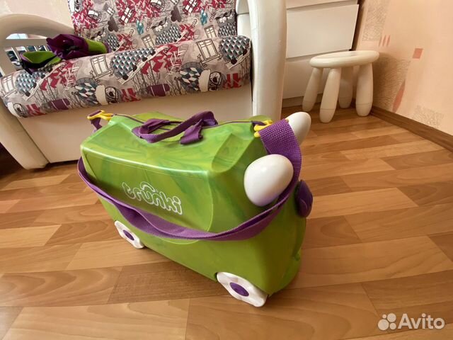 Детский чемодан trunki с рюкзаком