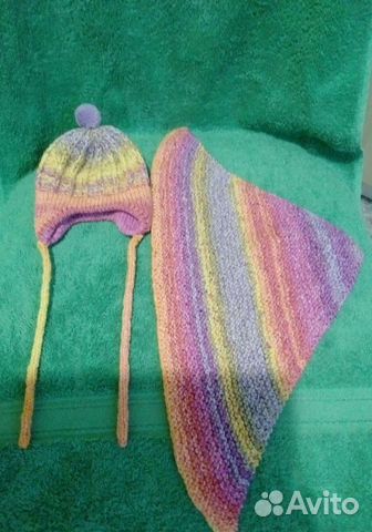 Шапочка для новорожденного теплая и мягкая