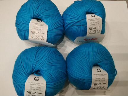 Пряжа Katia (Испания) 100 хлопок 4 мотка