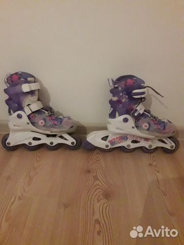 Детские ролики в комплекте шлем, сумка