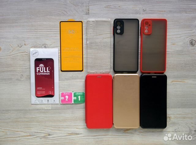 На Samsung M52 стекло чехол поклейка