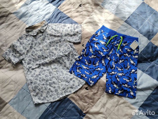 Шорты и рубашка Mothercare рост 128 новое