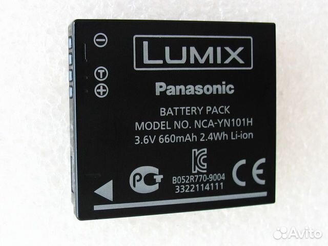 Аккумулятор Panasonic Lumix NCA-YN101H Original