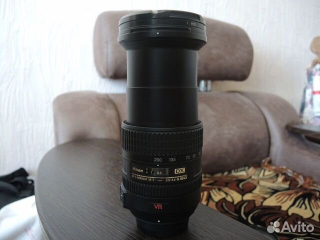 Объектив Nikon AF-S DX 18-200mm F3.5-5.6 G VR ED купить в Липецке |  Электроника | Авито