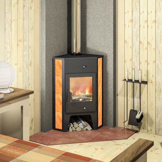 Печь камин угловой Пехорка аот-6