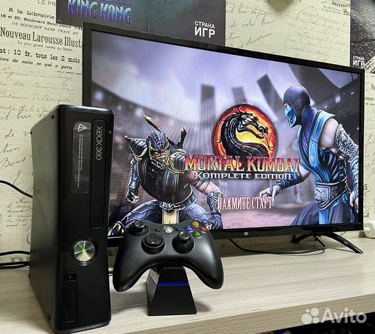 Xbox 360 Slim Freeboot + 30 игр, гарантия