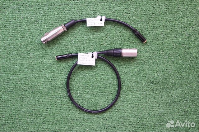 Переходники XLR-Jack 3.5 Canare, Япония