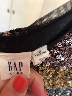 Платье с пайетками на праздник Gap