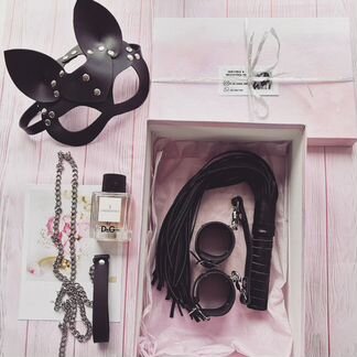 Плетка флоггер из натуральной кожи ошейник наручни