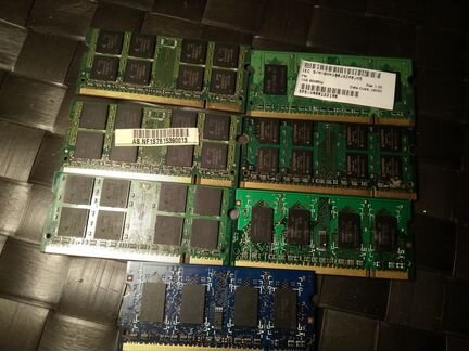 Оперативная память DDR2 для ноутбука 1GB