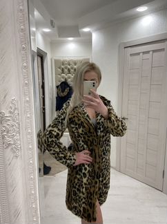 Пальто шуба искусственная mango новая