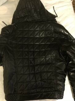 Куртка на меху экокожа