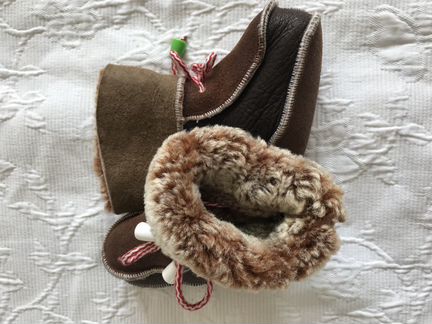 Сапожки тёплые зимние от 6-12 месяцев