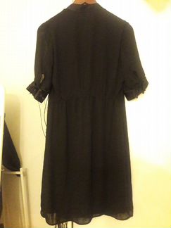 Черное платье benetton